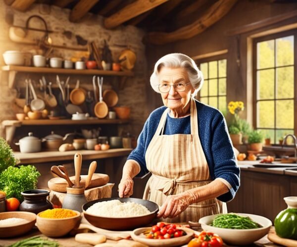 Recetas de abuelas en la cocina rural